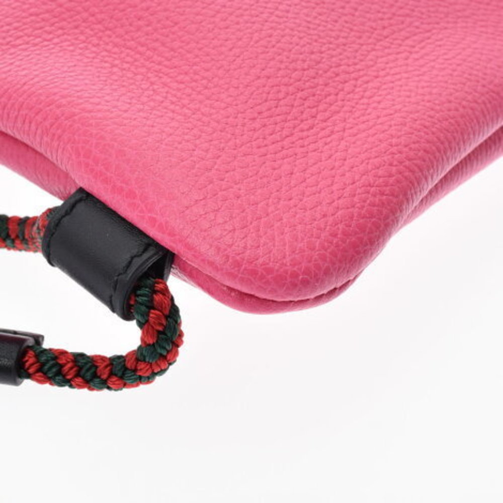 Gucci Drawstring Small Backpack Pink Leather Ruck… - image 6